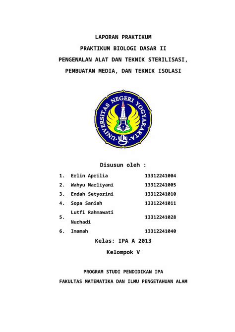 laporan autoclave|laporan sterilisasi alat.